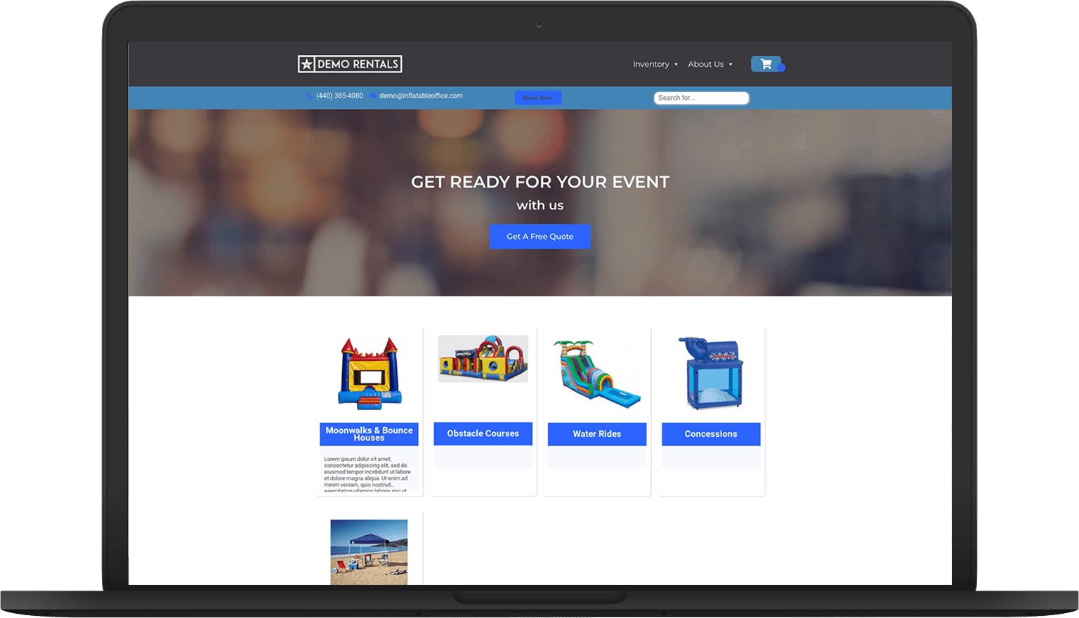 event 1 Website Themes