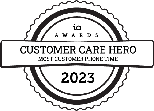 customer care hero 2023 IO Awards