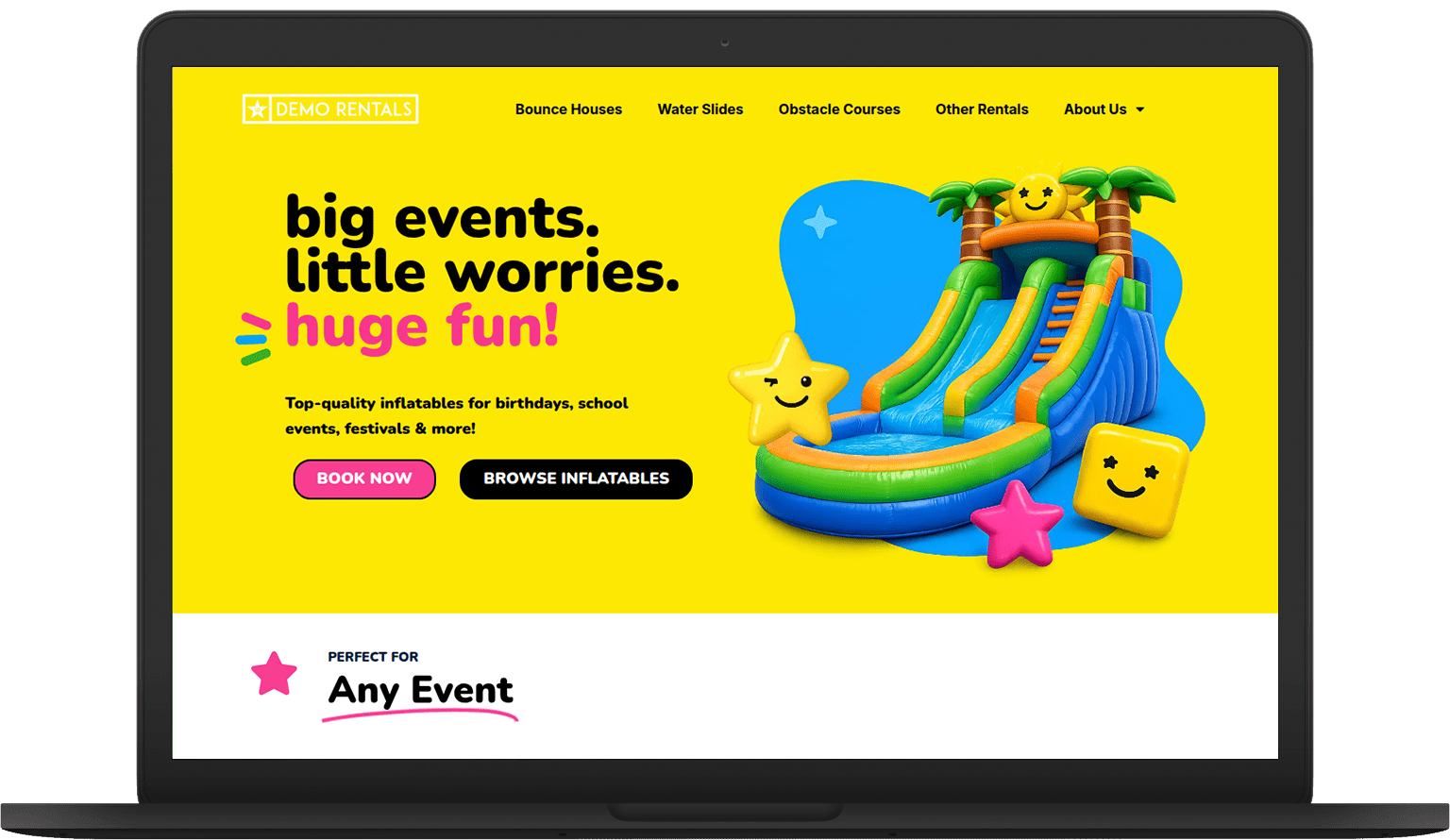 IO BrightLIghts Laptop 1 Website Themes