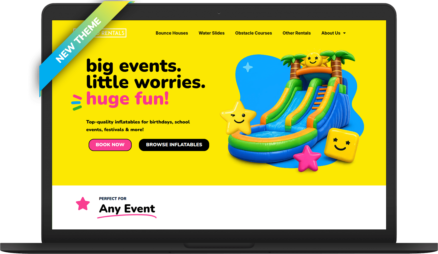 IO BrightLIghts Laptop Website Themes